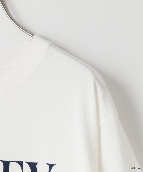 LOWRYS FARM(ローリーズファーム)の「MICKEY/フラッグT 903289(Tシャツ/カットソー・レディース・ネイビー/ホワイト・FREE)」の12枚目の写真