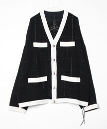 COTTON TWEED CARDIGAN