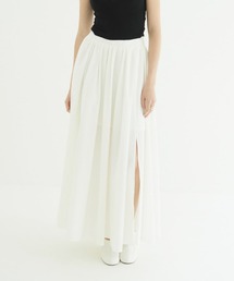 SLIT FLARE SKIRT