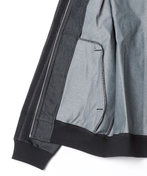 adidas（アディダス）の「【別注】アディダス adidas M LUXA DENIM BOMBER ジャケット AP 限定コラボ（デニムジャケット・メンズ・ブラック/ネイビー・3L/L/M/S/LL）」の12枚目の写真