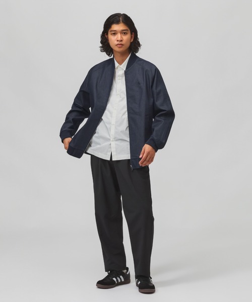 adidas（アディダス）の「【別注】アディダス adidas M LUXA DENIM BOMBER ジャケット AP 限定コラボ（デニムジャケット・メンズ・ブラック/ネイビー・3L/L/M/S/LL）」の5枚目の写真