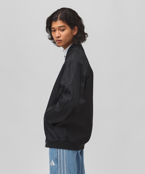 adidas（アディダス）の「【別注】アディダス adidas M LUXA DENIM BOMBER ジャケット AP 限定コラボ（デニムジャケット・メンズ・ブラック/ネイビー・3L/L/M/S/LL）」の20枚目の写真