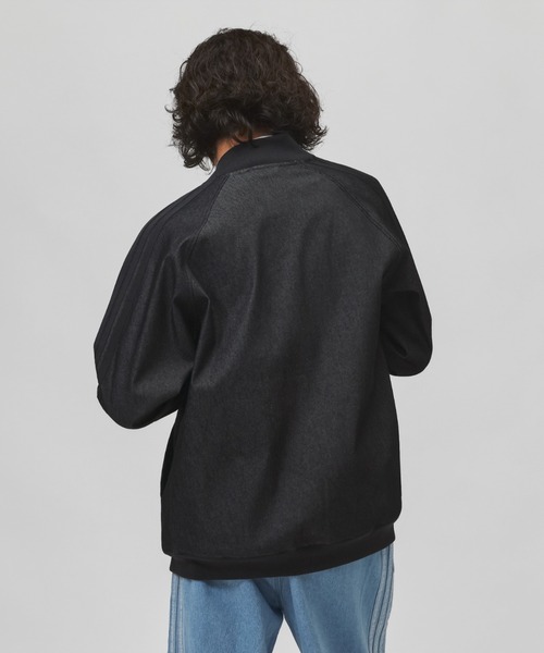 adidas（アディダス）の「【別注】アディダス adidas M LUXA DENIM BOMBER ジャケット AP 限定コラボ（デニムジャケット・メンズ・ブラック/ネイビー・3L/L/M/S/LL）」の21枚目の写真
