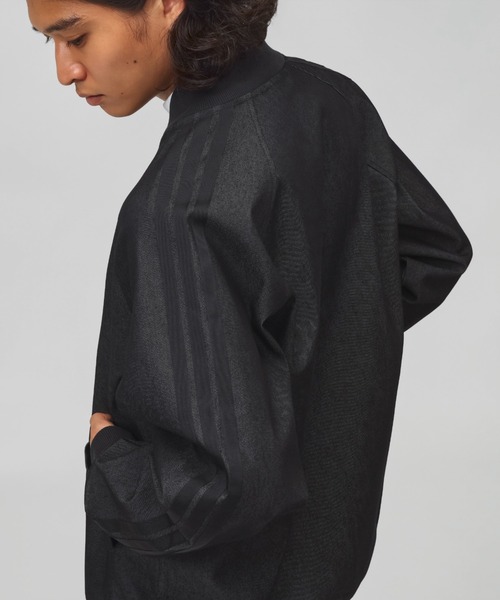 adidas（アディダス）の「【別注】アディダス adidas M LUXA DENIM BOMBER ジャケット AP 限定コラボ（デニムジャケット・メンズ・ブラック/ネイビー・3L/L/M/S/LL）」の17枚目の写真
