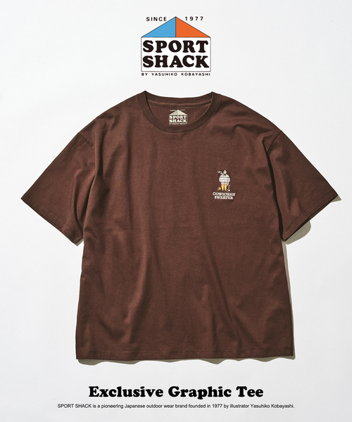 SPORT SHACK × 417 グラフィックTシャツ（Tシャツ/カットソー）｜417