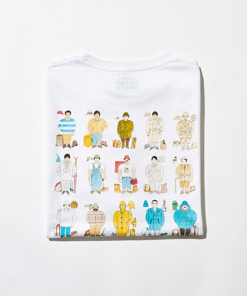 417 EDIFICE（フォーワンセブンエディフィス）の「SPORT SHACK × 417 グラフィックTシャツ（Tシャツ/カットソー・メンズ・ホワイト/ブルー/ライトグレー/ブラウン/ブラック系その他・MEDIUM/LARGE）」の15枚目の写真