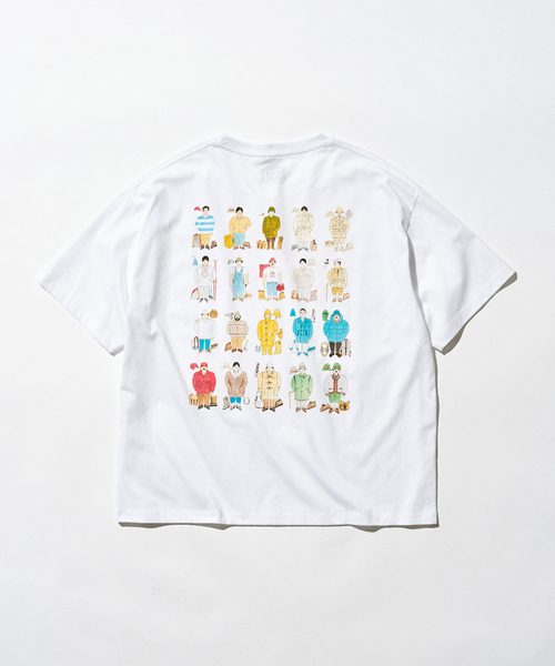 417 EDIFICE（フォーワンセブンエディフィス）の「SPORT SHACK × 417 グラフィックTシャツ（Tシャツ/カットソー・メンズ・ホワイト/ブルー/ライトグレー/ブラウン/ブラック系その他・MEDIUM/LARGE）」の2枚目の写真