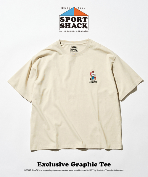 417 EDIFICE（フォーワンセブンエディフィス）の「SPORT SHACK × 417 グラフィックTシャツ（Tシャツ/カットソー・メンズ・ホワイト/ブルー/ライトグレー/ブラウン/ブラック系その他・MEDIUM/LARGE）」の22枚目の写真