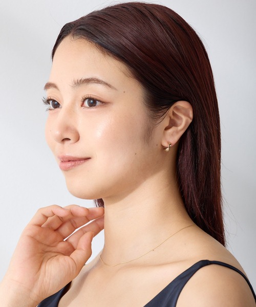 CALIN STANDARD(カリンスタンダード)の「◆金属アレルギー対応◆◆made in japan◆ 【高品質ポスト】【純金・純銀厚メッキ】ツイストシャイン ジルコニアセラミックポストピアス(ピアス(両耳用)・レディース・ゴールド/ピンクゴールド/シルバー・FREE)」の11枚目の写真