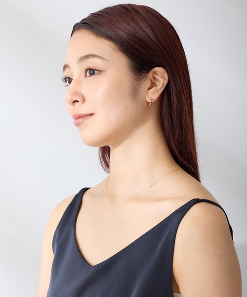 CALIN STANDARD(カリンスタンダード)の「◆金属アレルギー対応◆◆made in japan◆ 【高品質ポスト】【純金・純銀厚メッキ】ツイストシャイン ジルコニアセラミックポストピアス(ピアス(両耳用)・レディース・ゴールド/ピンクゴールド/シルバー・FREE)」の13枚目の写真