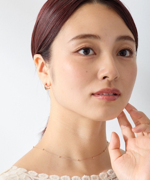 CALIN STANDARD(カリンスタンダード)の「◆金属アレルギー対応◆◆made in japan◆ 【高品質ポスト】【純金・純銀厚メッキ】ツイストシャイン ジルコニアセラミックポストピアス(ピアス(両耳用)・レディース・ゴールド/ピンクゴールド/シルバー・FREE)」の15枚目の写真