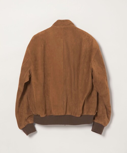 MONKEY TIME(モンキータイム)の「ゴート スエード リブ ジャケット(ブルゾン・メンズ・ブラウン・S/M/L/XL)」の2枚目の写真