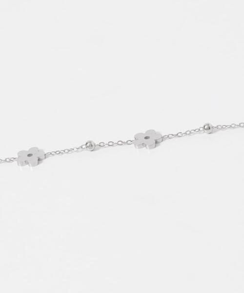 URBAN RESEARCH Sonny Label（アーバンリサーチサニーレーベル）の「ステンレスフラワーチェーンネックレス（ネックレス・レディース・ゴールド/シルバー・ONE）」の5枚目の写真