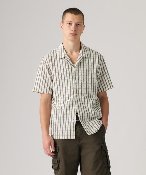 Levi's(リーバイス)の「Levi's/リーバイス サンセットキャンプシャツ スタンダードフィット(シャツ/ブラウス・メンズ・ホワイト・XL/L/S/M)」の2枚目の写真