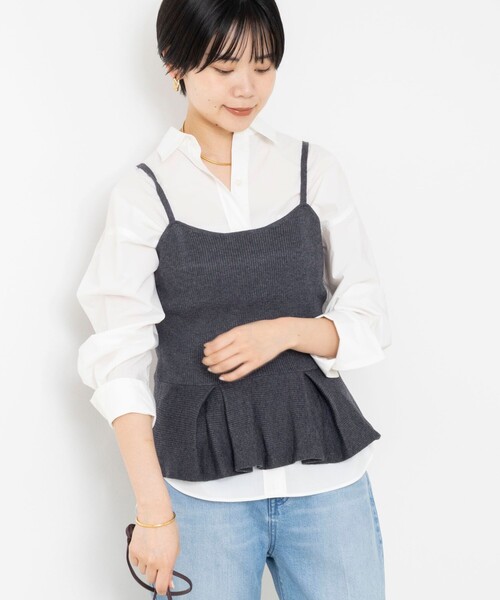 NOLLEY’S Sophi(ノーリーズソフィ)の「ウォッシャブルタイプライター2WAYシャツ(シャツ/ブラウス・レディース・サックスブルー/オリーブ/ホワイト/ベビーピンク・38)」の17枚目の写真