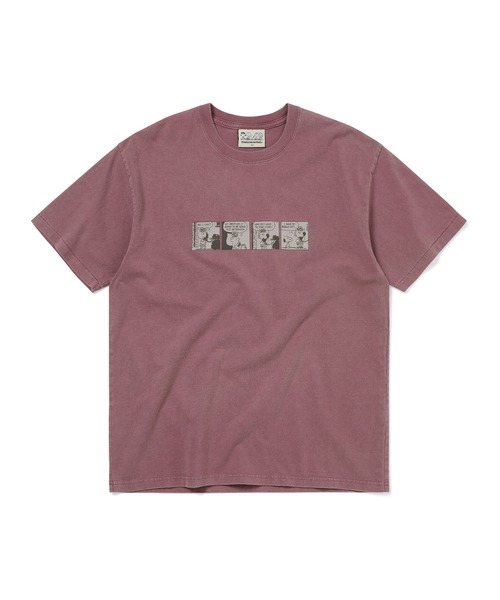 thisisneverthat(ディスイズネバーザット)の「TNT PEANUTS Comic Strip Tee(Tシャツ/カットソー・メンズ・ブラック系その他/ナチュラル/フューシャピンク・XL/L/M/S)」の1枚目の写真