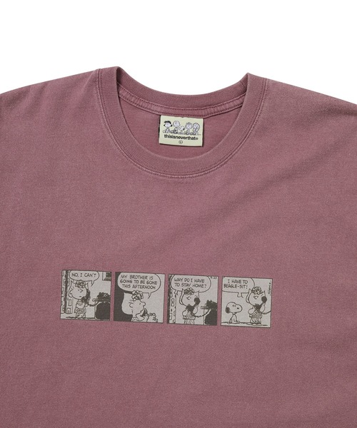thisisneverthat(ディスイズネバーザット)の「TNT PEANUTS Comic Strip Tee(Tシャツ/カットソー・メンズ・ブラック系その他/ナチュラル/フューシャピンク・XL/L/M/S)」の8枚目の写真