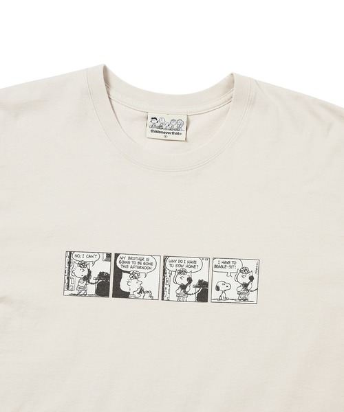 thisisneverthat(ディスイズネバーザット)の「TNT PEANUTS Comic Strip Tee(Tシャツ/カットソー・メンズ・ブラック系その他/ナチュラル/フューシャピンク・XL/L/M/S)」の6枚目の写真