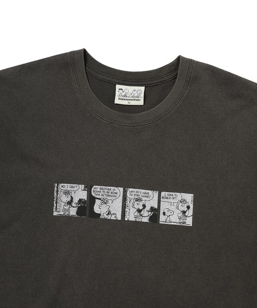 thisisneverthat(ディスイズネバーザット)の「TNT PEANUTS Comic Strip Tee(Tシャツ/カットソー・メンズ・ブラック系その他/ナチュラル/フューシャピンク・XL/L/M/S)」の4枚目の写真