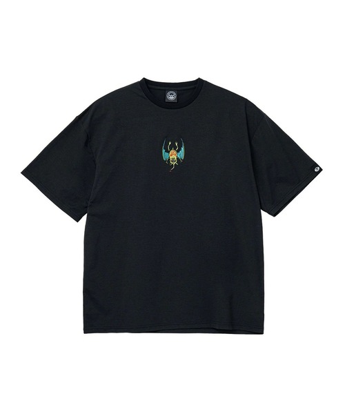 TOY MACHINE(トイ マシーン)の「TM SECT BAT COOL DRY SS TOP(Tシャツ/カットソー・メンズ・ライトグレー/ブラック・M/L/XL)」の3枚目の写真