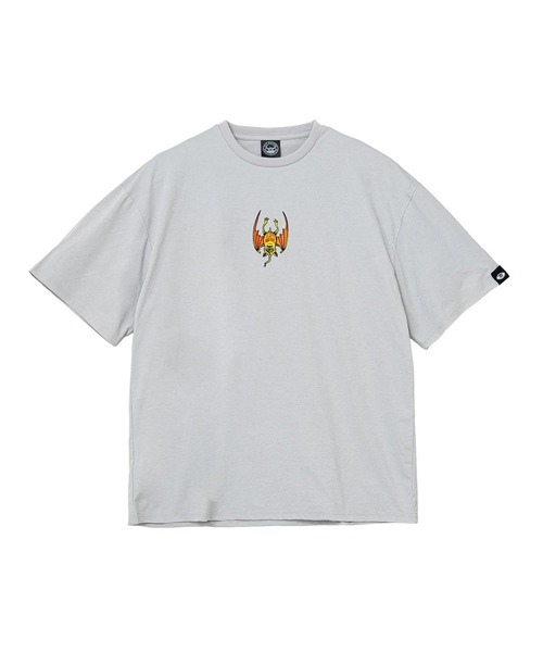 TOY MACHINE(トイ マシーン)の「TM SECT BAT COOL DRY SS TOP(Tシャツ/カットソー・メンズ・ライトグレー/ブラック・M/L/XL)」の6枚目の写真
