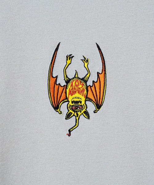 TOY MACHINE(トイ マシーン)の「TM SECT BAT COOL DRY SS TOP(Tシャツ/カットソー・メンズ・ライトグレー/ブラック・M/L/XL)」の7枚目の写真