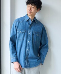 coen（コーエン）の「デニムウエスタンシャツ（シャツ/ブラウス）」
