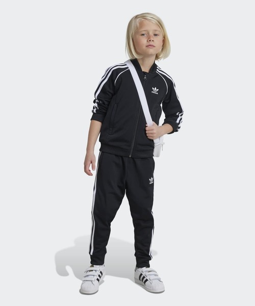 adidas(アディダス)の「アディカラーSSTトラックスーツ キッズ / アディダスオリジナルス adidas Originals(ジャージ・キッズ・ブラック・100/110/120/130)」の5枚目の写真