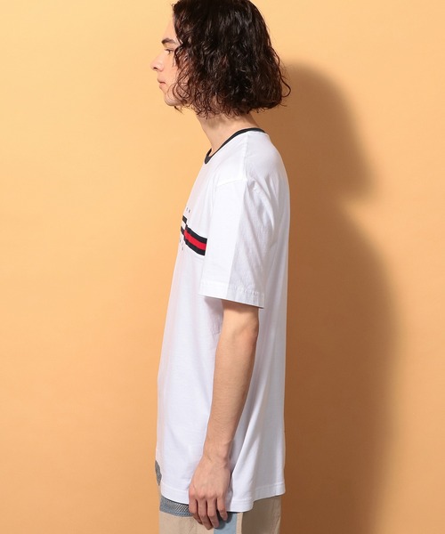TOMMY HILFIGER（トミーヒルフィガー）の「【オンライン限定】【ユニセックス】トミーヒルフィガーロゴTシャツ / TINO TEE（Tシャツ/カットソー・レディース・ホワイト/ネイビー/グレー/レッド/ホワイト系その他/ネイビー系/ブラック/ブルー/ピンク/グレー系その他/レッド系その他/ブラック系その他/ホワイト系その他2/グレー系その他2・MEDIUM/SMALL/LARGE/X-LARGE/XX-LARGE）」の19枚目の写真