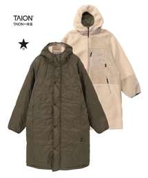 CONVERSE TOKYO（コンバーストウキョウ）の「【TAION】MILITARY STAR★ REVERSIBLE BOA DOWN COAT（ダウンジャケット/コート）」