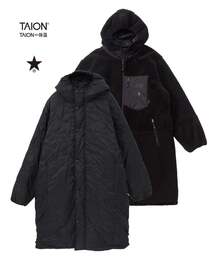 CONVERSE TOKYO（コンバーストウキョウ）の「【TAION】MILITARY STAR★ REVERSIBLE BOA DOWN COAT（ダウンジャケット/コート）」