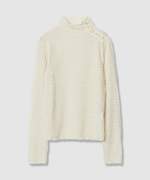 LOULOU WILLOUGHBY(ルルウィルビー)の「◇ティアードラッセルプルオーバー(Tシャツ/カットソー・レディース・アイボリー/ブラック・2)」の8枚目の写真