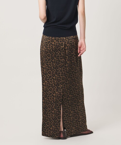 MARW UNITED ARROWS（マルゥ ユナイテッドアローズ）の「＜MARW UNITED ARROWS＞レオパード プリント タイトスカート（スカート・レディース・ダークグレー/ブラウン系・38/36）」の4枚目の写真