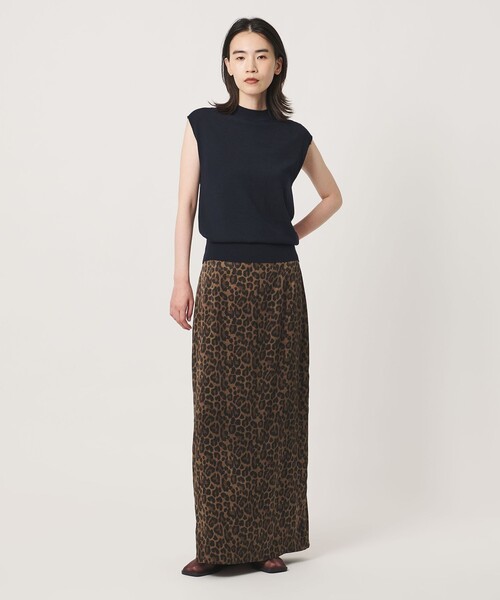 MARW UNITED ARROWS（マルゥ ユナイテッドアローズ）の「＜MARW UNITED ARROWS＞レオパード プリント タイトスカート（スカート・レディース・ダークグレー/ブラウン系・38/36）」の5枚目の写真