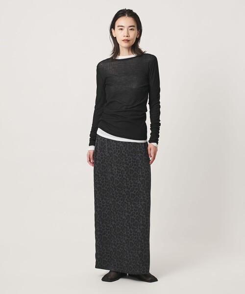MARW UNITED ARROWS（マルゥ ユナイテッドアローズ）の「＜MARW UNITED ARROWS＞レオパード プリント タイトスカート（スカート・レディース・ダークグレー/ブラウン系・38/36）」の7枚目の写真