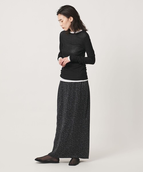 MARW UNITED ARROWS（マルゥ ユナイテッドアローズ）の「＜MARW UNITED ARROWS＞レオパード プリント タイトスカート（スカート・レディース・ダークグレー/ブラウン系・38/36）」の8枚目の写真