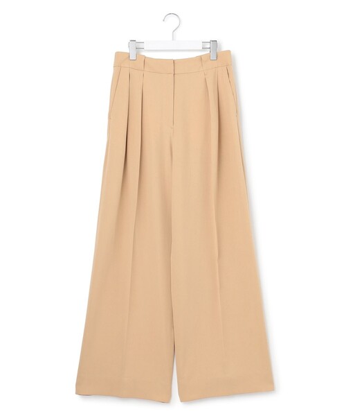 ICB(アイシービー)の「ソフトバイオチノクロス ワイドパンツ(その他パンツ・レディース・ベージュ系/カーキ系/ダルブルー系・42/44)」の8枚目の写真