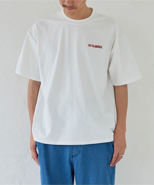j.n.r.d(ジェー・エヌ・アール・ディー)の「【Red Salamander】イラストプリントTシャツ(Tシャツ/カットソー・メンズ・ネイビー/ホワイト/ブラック・M/L/LL)」の17枚目の写真