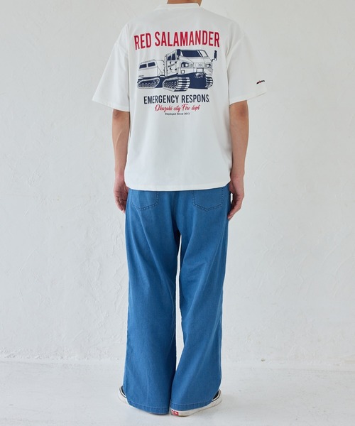 j.n.r.d(ジェー・エヌ・アール・ディー)の「【Red Salamander】イラストプリントTシャツ(Tシャツ/カットソー・メンズ・ネイビー/ホワイト/ブラック・M/L/LL)」の20枚目の写真