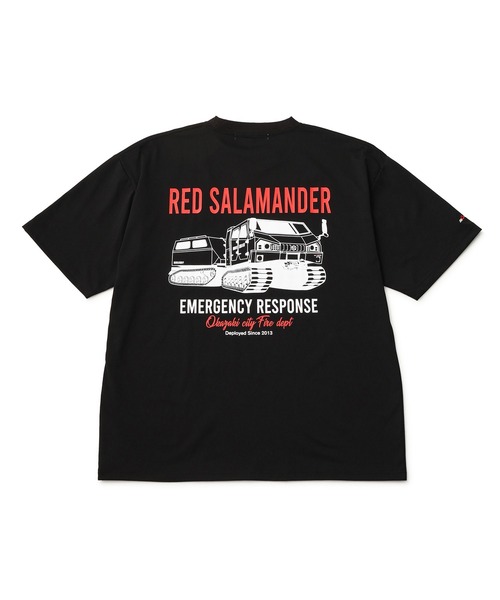 j.n.r.d(ジェー・エヌ・アール・ディー)の「【Red Salamander】イラストプリントTシャツ(Tシャツ/カットソー・メンズ・ネイビー/ホワイト/ブラック・M/L/LL)」の8枚目の写真