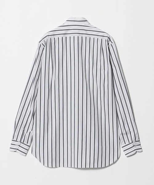 UNITED ARROWS(ユナイテッドアローズ)の「THOMAS MASON オルタネイトストライプ ショートポイント レギュラーカラーシャツ(シャツ/ブラウス・メンズ・ダークグレー・41cm/39cm/40cm)」の3枚目の写真