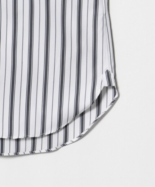UNITED ARROWS(ユナイテッドアローズ)の「THOMAS MASON オルタネイトストライプ ショートポイント レギュラーカラーシャツ(シャツ/ブラウス・メンズ・ダークグレー・41cm/39cm/40cm)」の6枚目の写真