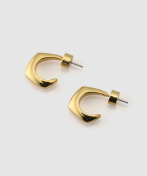 Kenneth Jay Lane | 【Kenneth Jay Lane/ケネス ジェイ レーン】 gold hoop earring(ネックレス)