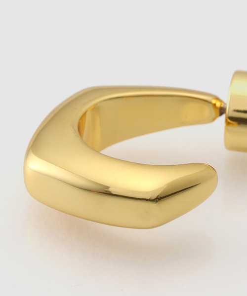 Kenneth Jay Lane（ネスジェイレーン）の「【Kenneth Jay Lane/ケネス ジェイ レーン】 gold hoop earring（ネックレス・レディース・ゴールド・FREE）」の6枚目の写真