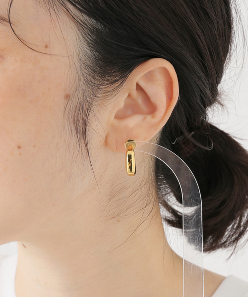 Kenneth Jay Lane（ネスジェイレーン）の「【Kenneth Jay Lane/ケネス ジェイ レーン】 gold hoop earring（ネックレス・レディース・ゴールド・FREE）」の7枚目の写真