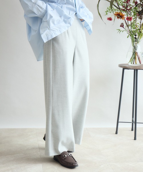 KATHARINE ROSS（キャサリンロス）の「両面起毛セミフレアパンツ（その他パンツ・レディース・ブラウン/ライトグレー/ベージュ・MEDIUM/LARGE）」の5枚目の写真