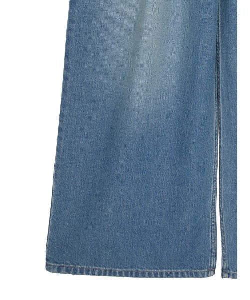 Ameri(アメリ)の「BACK CROSS DENIM ROMPERS(つなぎ/オールインワン・レディース・ブラウン/ブルー・SMALL/MEDIUM/X-SMALL)」の4枚目の写真