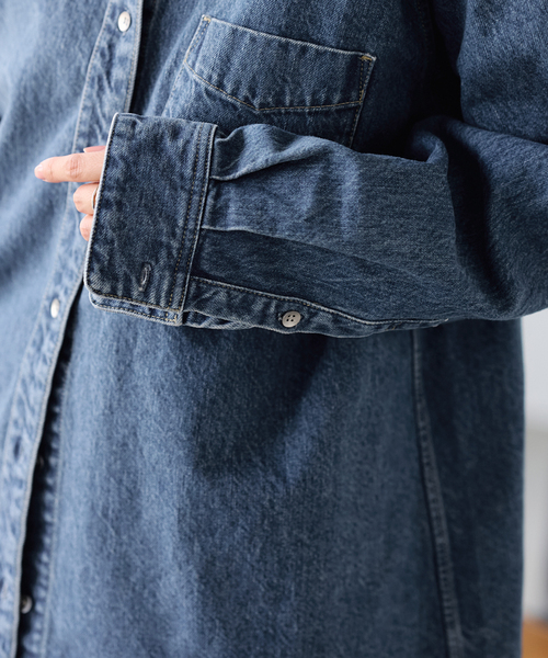 FRAMeWORK(フレームワーク)の「denimシャツ(シャツ/ブラウス・レディース・ブラック/ブルー系その他・FREE)」の20枚目の写真