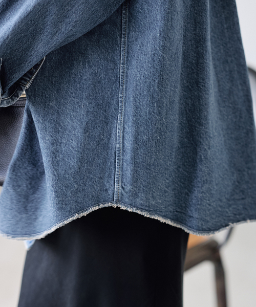 FRAMeWORK(フレームワーク)の「denimシャツ(シャツ/ブラウス・レディース・ブラック/ブルー系その他・FREE)」の21枚目の写真