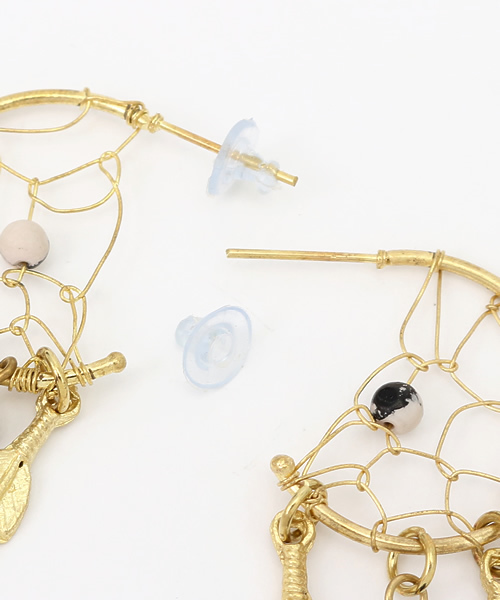 チャイハネ（チャイハネ）の「【チャイハネ】ドリーナピアス（ピアス（両耳用）・レディース・ゴールド/シルバー・FREE）」の3枚目の写真